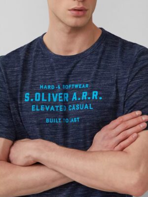 2161564.58D1 andriko skoyro mple t-shirt s'oliver me galazia grammata