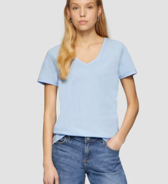 2162977 gynaikeio vamvakero t-shirt me v laimokopsi s'oliver