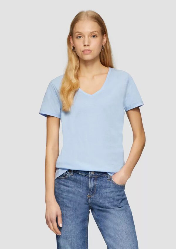 2162977 gynaikeio vamvakero t-shirt me v laimokopsi s'oliver