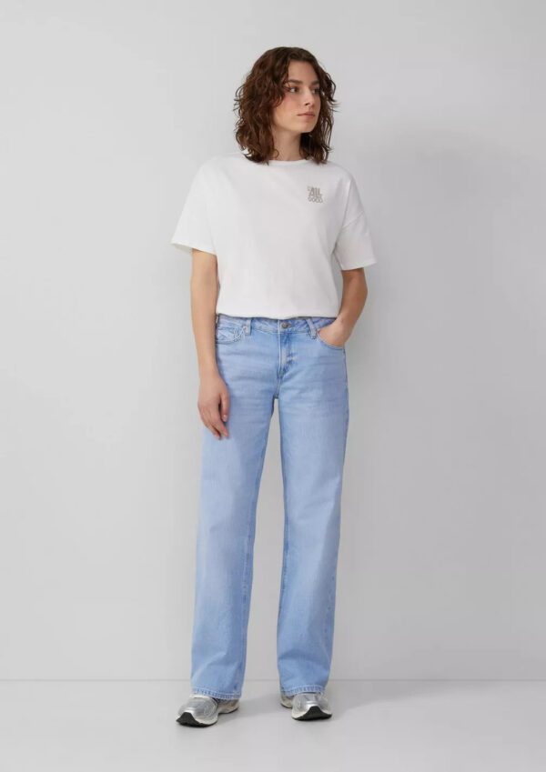 2164823.54Z7 gynaikeio jean s'oliver slim fit high rise wide leg
