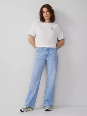 2164823.54Z7 gynaikeio jean s'oliver slim fit high rise wide leg