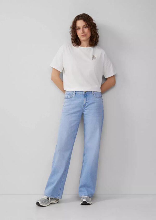 2164823.54Z7 gynaikeio jean s'oliver slim fit high rise wide leg