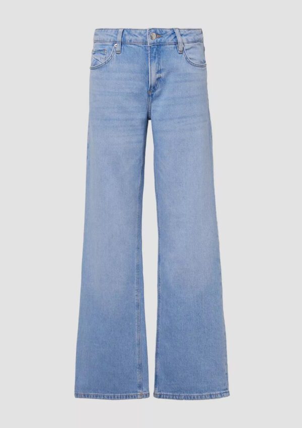 2164823.54Z7 gynaikeio jean s'oliver slim fit high rise wide leg