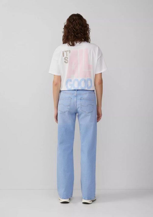 2164823.54Z7 gynaikeio jean s'oliver slim fit high rise wide leg