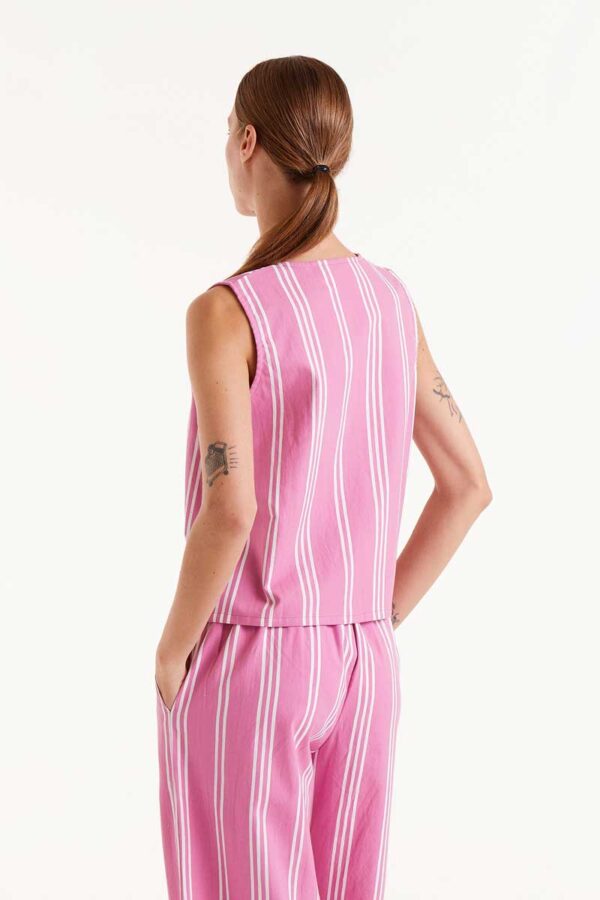 52C/40123 roz rige top compania fantastica