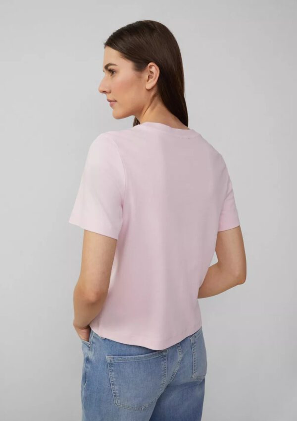 2161660 gynaikeio cropped t-shirt s'oliver se roz xroma