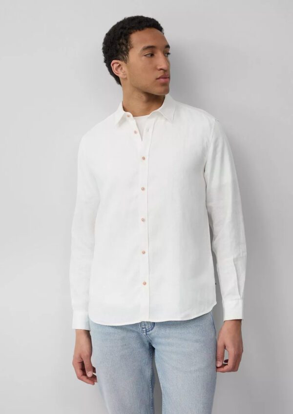 2164316.0120 andriko lino poykamiso s'oliver regular fit se ecru xroma