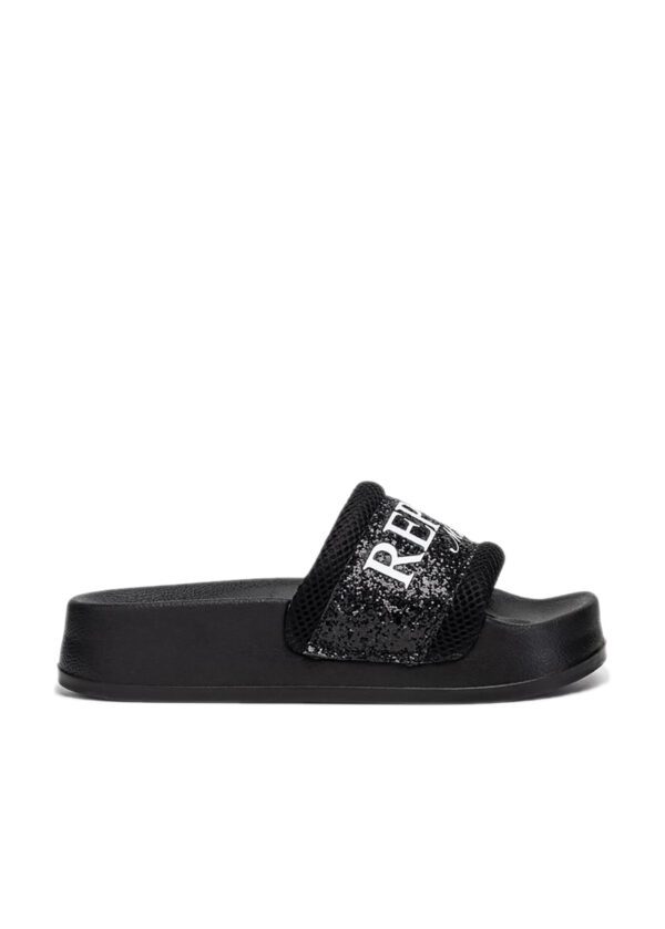Replay New Lotty Mixed Slides GWF1H 000 C0028S 003 Black 1