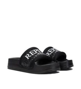 Replay New Lotty Mixed Slides GWF1H 000 C0028S 003 Black 2