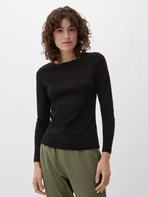 2130091.9999 black vamvaketo makrimaniko top s'oliver