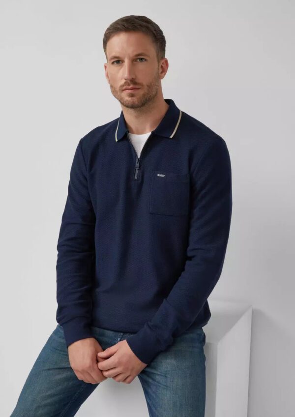2170138.5978 andriko zip polo shirt me tsepaki s'oliver