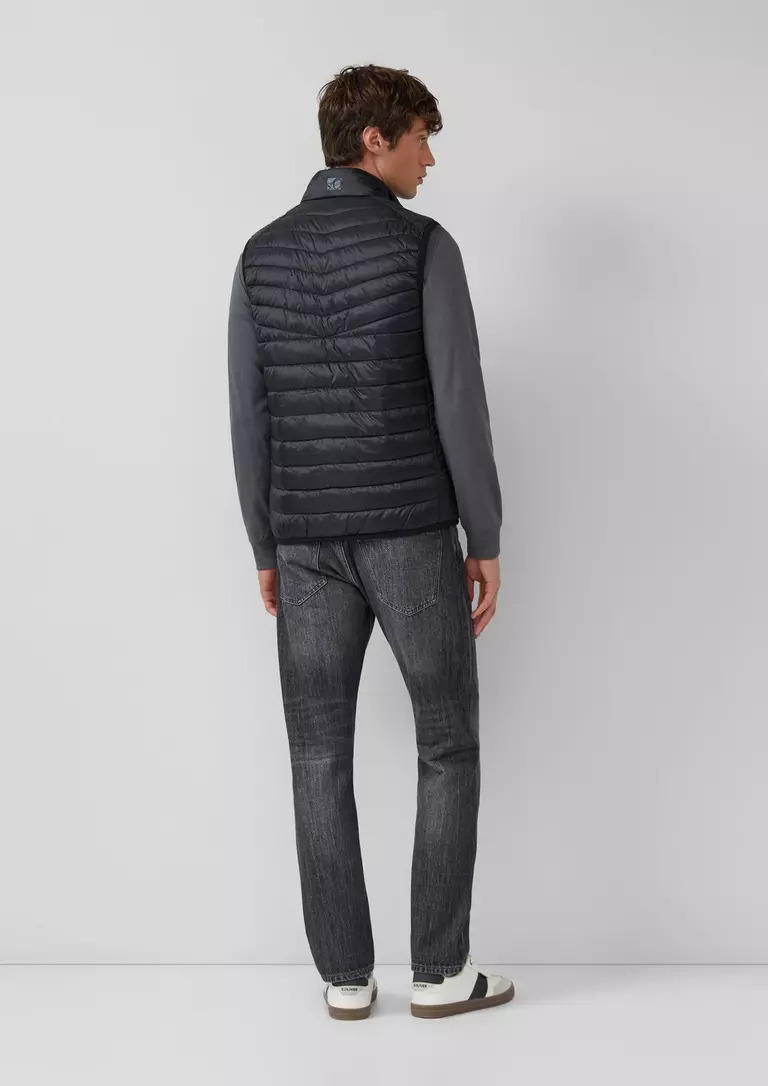 ΚΑΠΙΤΟΝΕ ΑΜΑΝΙΚΟ ΜΠΟΥΦΑΝ S’OLIVER 2167440.9999 andriko mavro elafry kapitone mpoyfan amaniko s'oliver