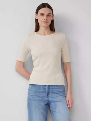 2167897.81W9 gynaikeio kontomaniko rib t-shirt se steni grammi s'oliver