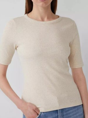 2167897.81W9 gynaikeio kontomaniko rib t-shirt se steni grammi s'oliver