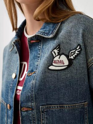 2175589.53Z9 gynaikeio jean denim jacket s'oliver qs x von ducht me patches