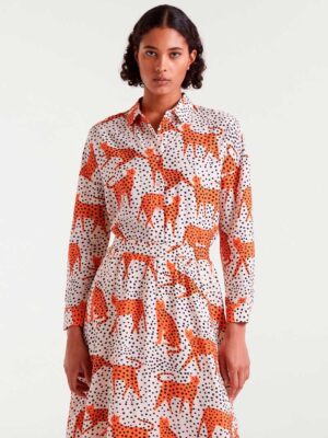 54C/11172 poykamiso compania fantastica lefko me kortokali animal print