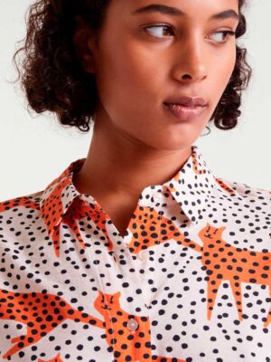 54C/11172 poykamiso compania fantastica lefko me kortokali animal print