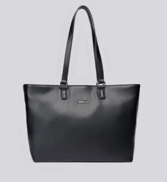 FW3333.006.A0420A.098 black shopper bag replay