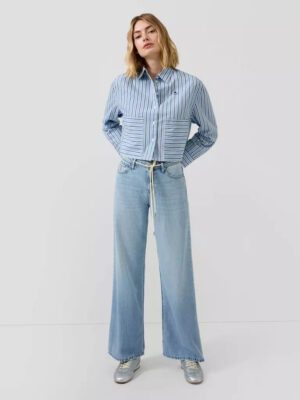 2174406 suri jean gynaikeio s'oliver psilomeso wide leg