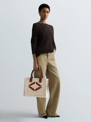 W3865.000.A2026A.X076 gynaikeia replay canvas tote bag