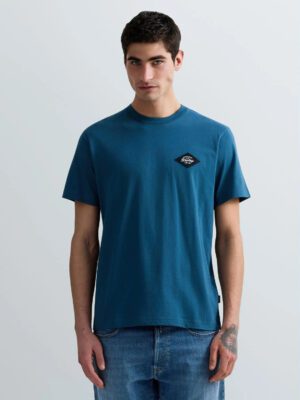 M3368.000.23732P andriko replay t-shirt apo organiko vamvaki me logotipo