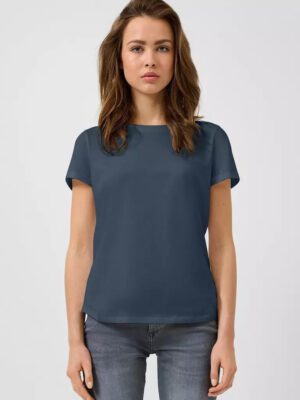 2163612 gynaikeia monoxromh kontomaniki mployza me laimokopsi s'oliver petrol