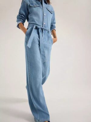 2174429 gynaikeia olosomi forma s'oliver jean denim me wide leg