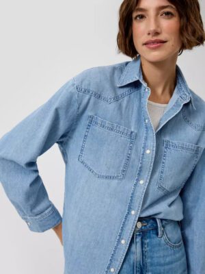 2174432.52Y2 gynaikeio jean denim makrimaniko poykamiso s'oliver