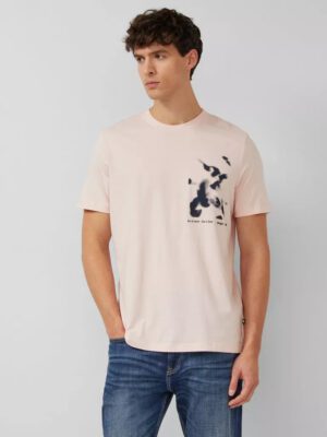 2176161.42D2 kontomaniko andriko t-shirt s'oliver se roz anoikto xroma