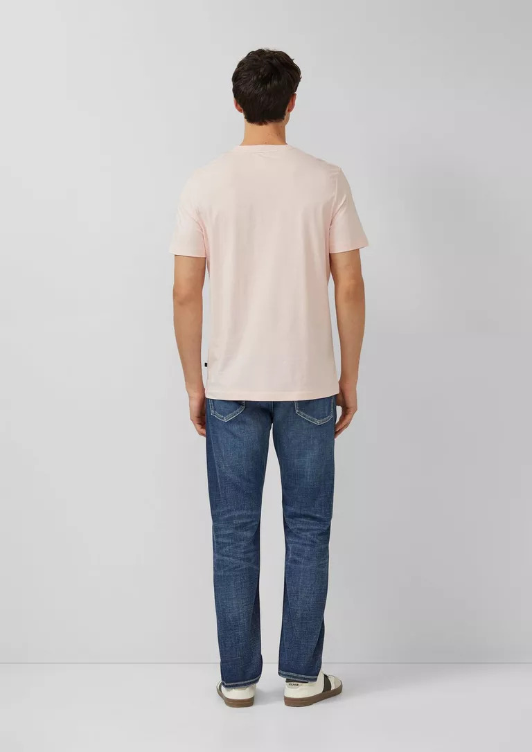 T-SHIRT S’OLIVER 2176161.42D2 kontomaniko andriko t-shirt s'oliver se roz anoikto xroma