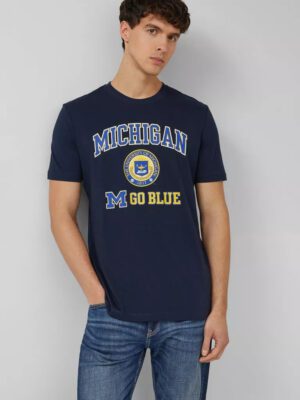 2176162 navy andriko t-shirt s'oliver me collegiaki stampa