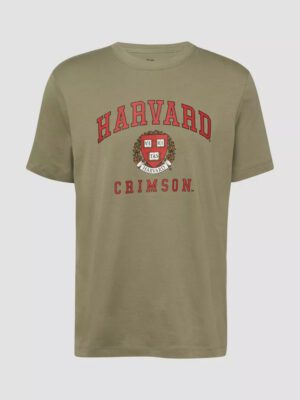 2176162 chaki andriko t-shirt s'oliver me collegiaki stampa