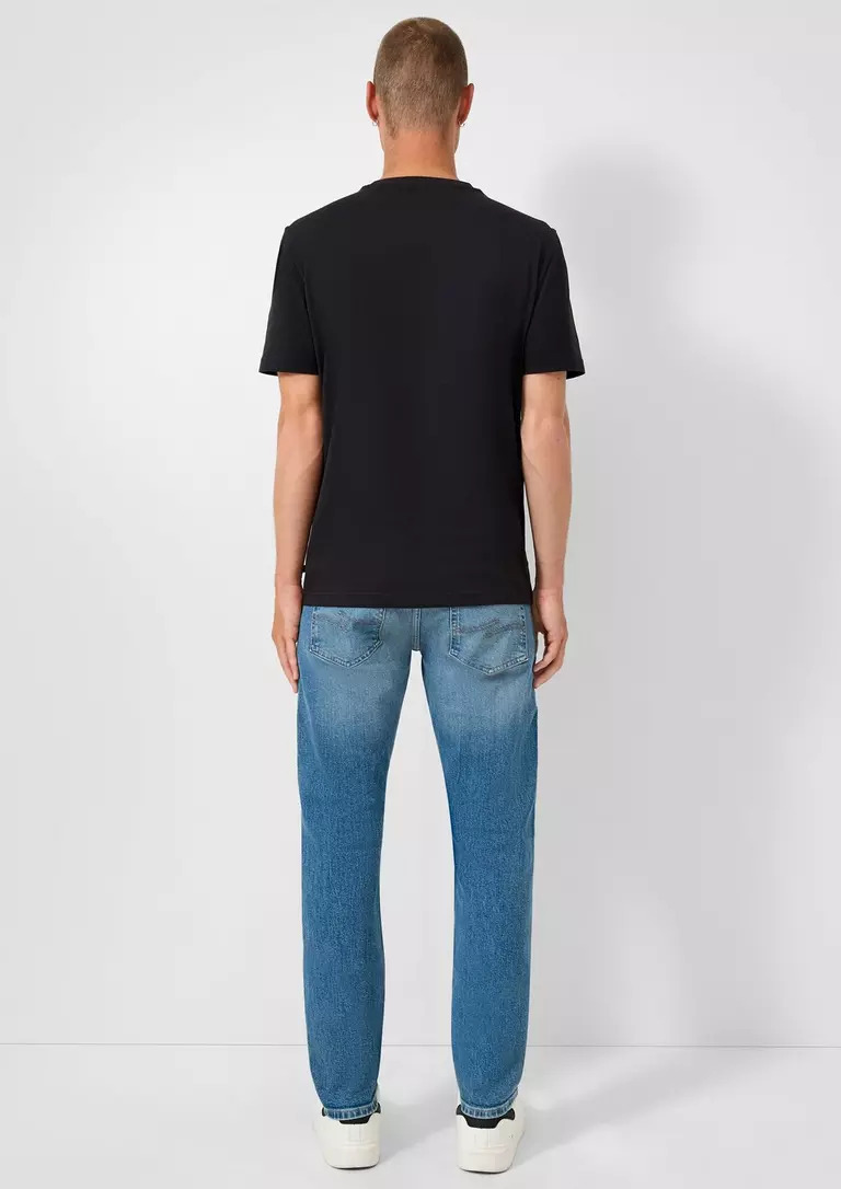 T-SHIRT S’OLIVER 2177446 andriko t-shirt s'oliver se mavro xroma