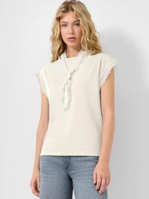 2178474 gynaikeia mployza s'oliver me dantela sto maniki se ekroy xrona kao oversized fit