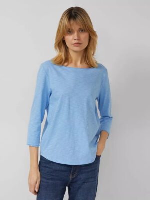 2179672 gynaikeia mployza s'oliver me 3/4 maniki se galazio xroma