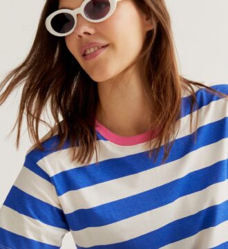 61C/42012 mple rige t-shirt compania fantastica me roz leptomeria sti laimokopsi