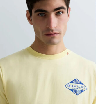 M3344.000.2660.645 andriko kitrino t-shirt replay me stampa miami