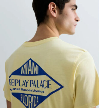 M3344.000.2660.645 andriko kitrino t-shirt replay me stampa miami