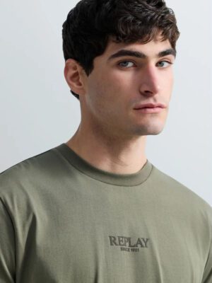 M3347 000 2660 851 logo t-shirt replay andriko