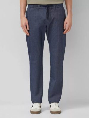 2176093 andriko chinos panteloni s'oliver me elastiki mesh se mple xroma