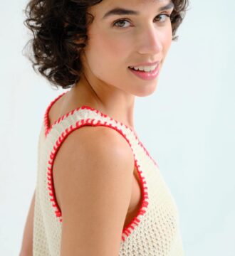 62C/10359 plekto amaniko top me kokkines leptomeries compaia fantastica