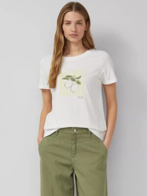 2176247 gynaikeio kontomaniko t-shirt s'oliver me stampa lemonia