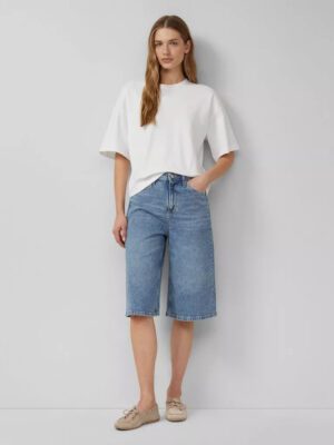2176472 gynaikei jean shorts s'oliver psilomeso me wide leg