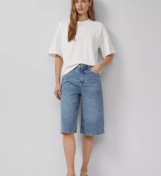 2176472 gynaikei jean shorts s'oliver psilomeso me wide leg