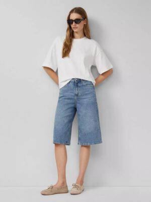 2176472 gynaikei jean shorts s'oliver psilomeso me wide leg