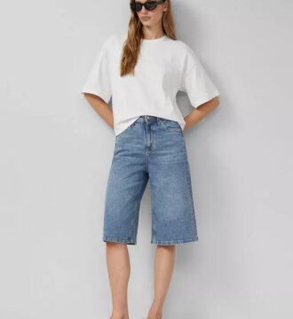2176472 gynaikei jean shorts s'oliver psilomeso me wide leg