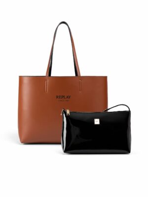 FW3553.007.A2003E.X083 gynaikeia replay shopper bag me extra esoterino tsant7aki omou