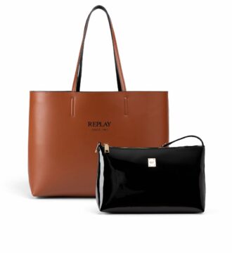 FW3553.007.A2003E.X083 gynaikeia replay shopper bag me extra esoterino tsant7aki omou