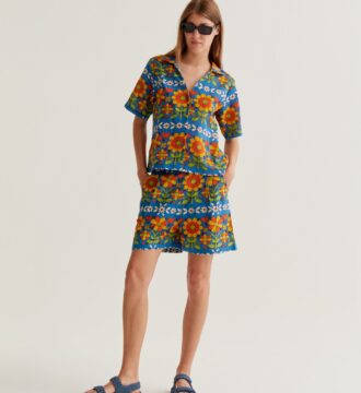 61C/43027 floral shorts compania fantastica