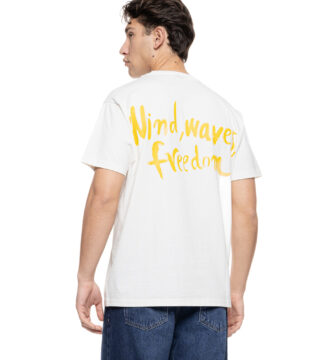 55-206-001 andriko oversized t-shirt me stampa stin plath se lefko me kitrino xroma